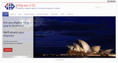 Desktop Screenshot of migrate2oz.co.za